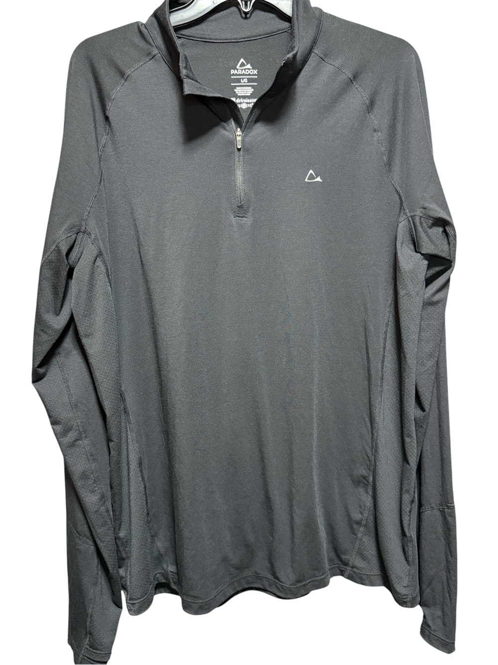 Paradox Men's Black Half-Zip Athletic Top